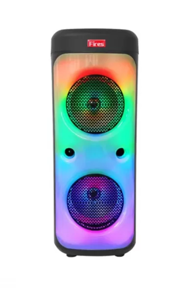 Double Portable Speaker Karaoke 8"