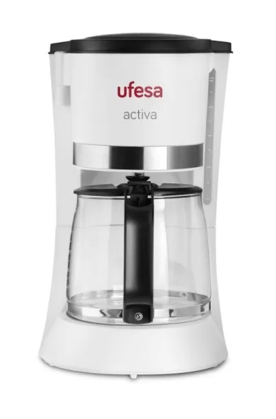 Ufesa Drip Coffee Maker for 10 Cups 800W White
