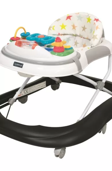 Optimal Musical Baby Walker - Black