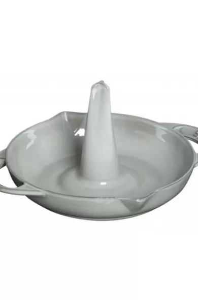 Staub Cast Iron Roaster Round 24 cm - Grey