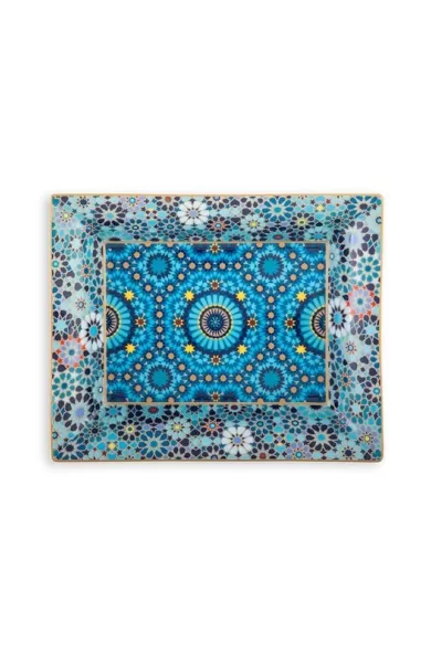 Images d'Orient Porcelain Change Tray Moucharabieh Blue