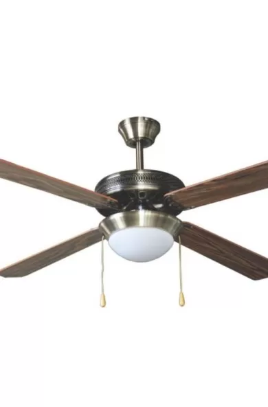 Wave Ceiling Fan With 1 Light