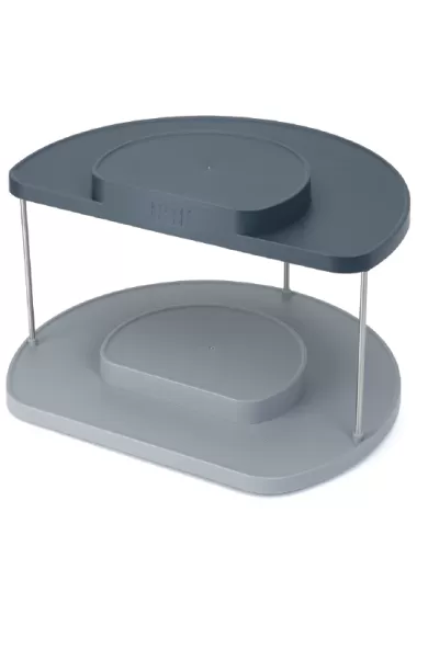 Joseph Joseph Cupboard Store 2Tier Rotation Grey