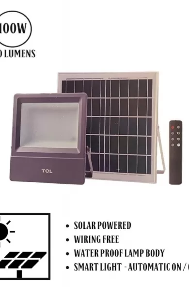 TCL Solar Flood Light 100W
