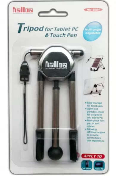 Halloa Mini Tripod for Phone or Tablet