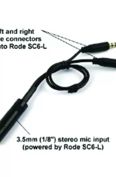 Conqueror Cable Audio Y Extension 3.5mm