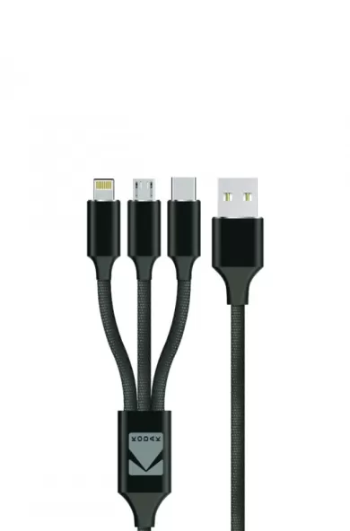 Kodak Male To Male Cable USB 3-in 1 Lighting Pure Copper