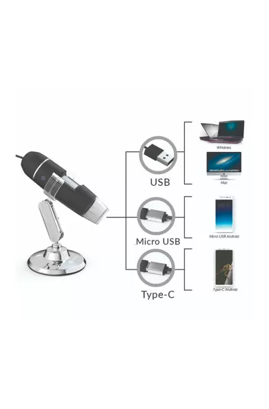 Conqueror Digital Microscope 8 LED Lights
