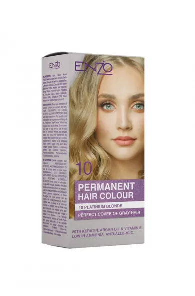 Enzo Hair Color For Women - Platinum Blonde 10