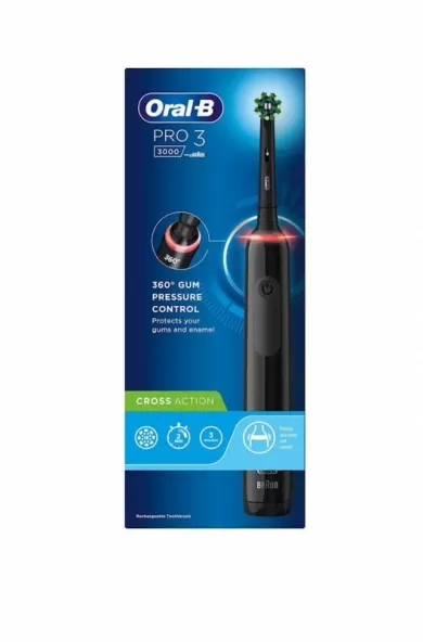 Oral-B Pro 3 - 3000 - Black Electric Toothbrush