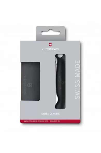 Victorinox Swiss Classic Foldable Paring Knife and Epicurean Cutting Board Set - Black