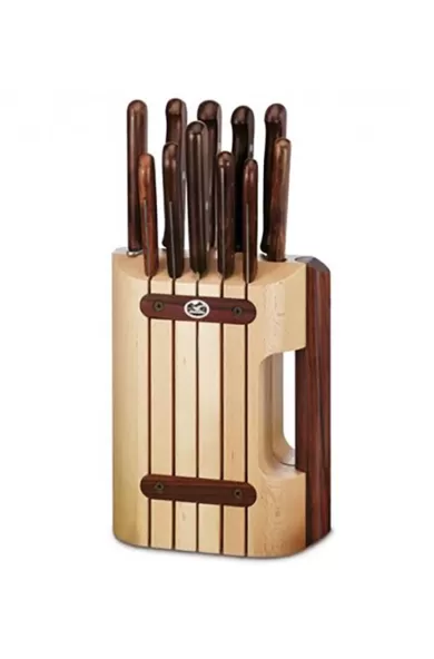 Victorinox ROSEWOOD CUTLERY BLOCK SET 11 PIECES