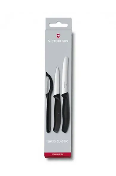 Victorinox Paring Knife Tomato & Table Knife Peeler - Black