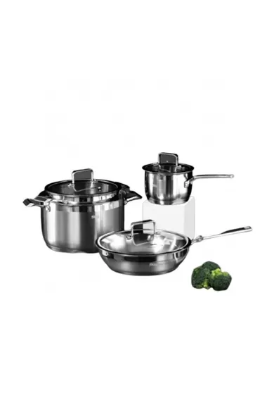 DSP Stainless Steel Cookware Set 7Pcs
