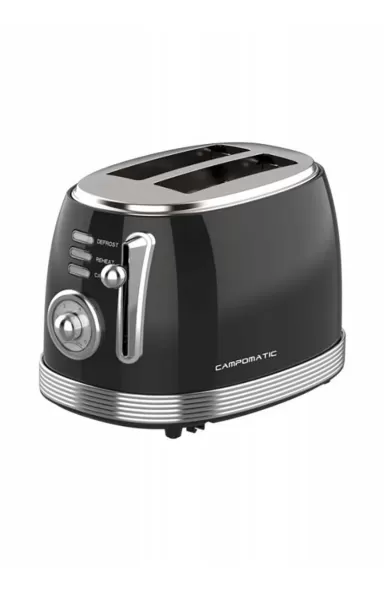 Campomatic Toaster 2 Slices - Black