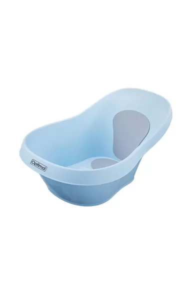 Optimal Baby Bathtub with Anti-slip EVA Pads - Blue