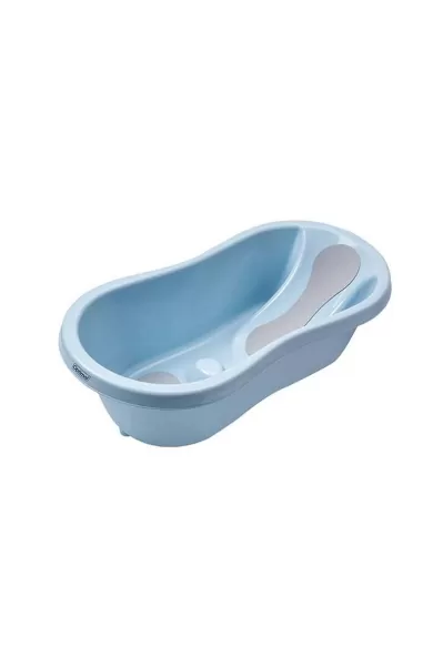 Optimal Baby Bathtub with Anti-slip Recline Pad - Blue