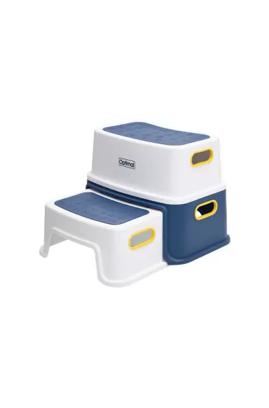 Optimal Step Stool With A Non-Slip Base For Kids - Blue