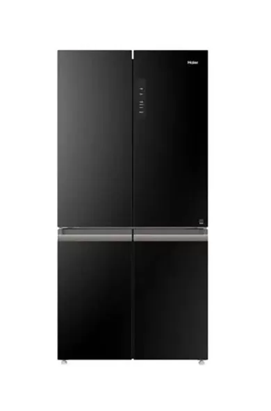 Haier No Frost 4 Doors Refrigerator Inverter - Black Glass