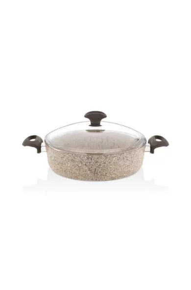 Falez Creamy Premium Shallow Casserole - 30x7cm