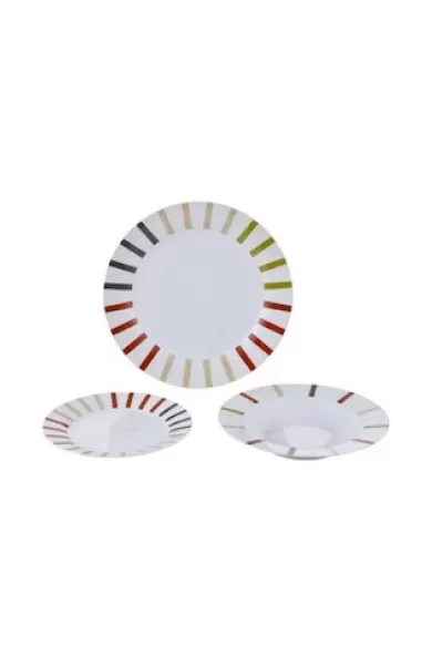 Benetton Set 12Pcs Dinnerware Porcelain Safari