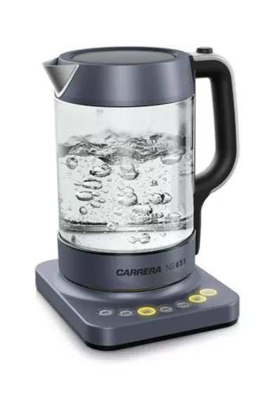 CARRERA GLASS WATER KETTLE