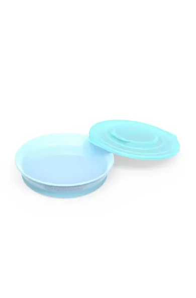 Twistshake Click Plate - Pastel Blue