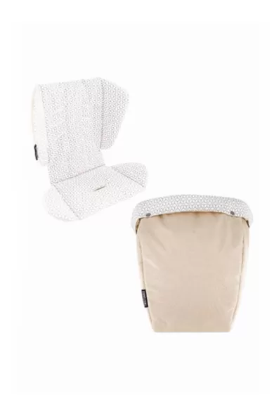 Twistshake Tour Seat Liner + Foot Muff - Beige