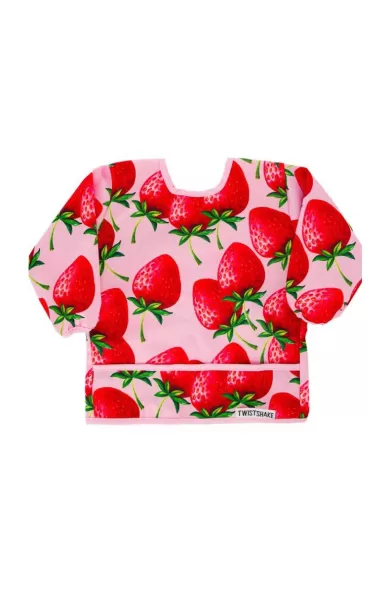 Twistshake Long Sleeve Bib Strawberry