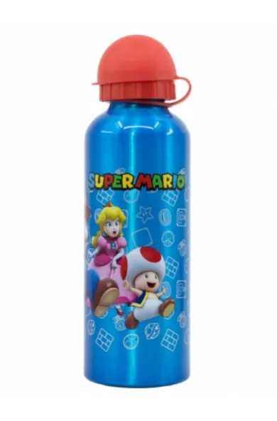Disney High Aluminium Bottle 530ml - Super Mario