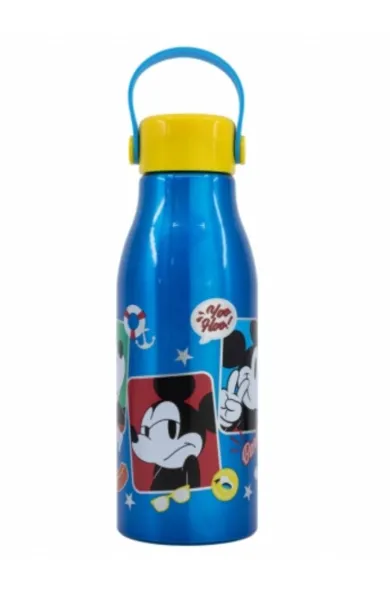 Disney Flexi Handle Aluminium Bottle 760ml - Mickey Mouse Fun-Tastic