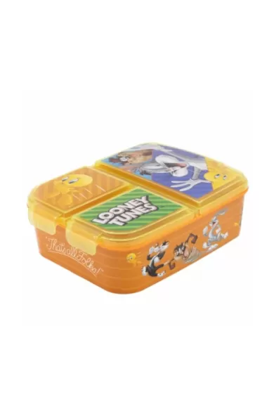 Disney Multi Compartment Sandwich Box - Looney Tunes Heroes