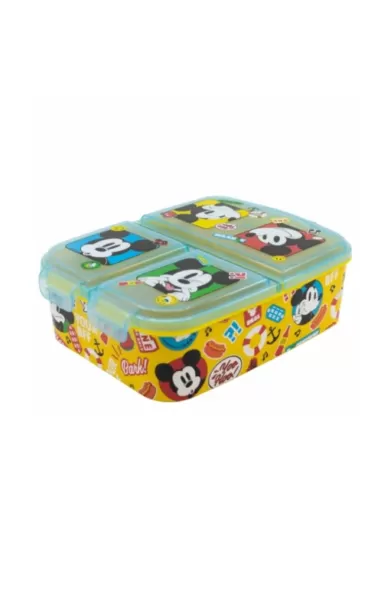 Disney Multi Compartment Sandwich Box - Mickey Mouse Fun-Tastic