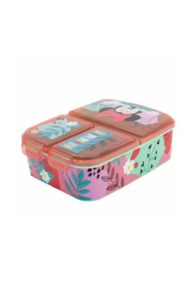 Disney Multi Compartment Sandwich Box - Minnie Mouse Being More Minnie