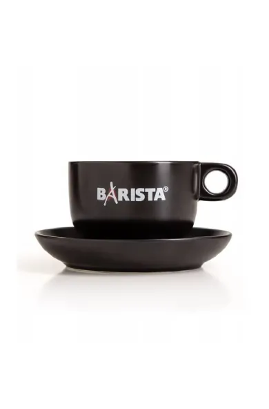 Barista Cappuccino Cups Black Edition Set of 4
