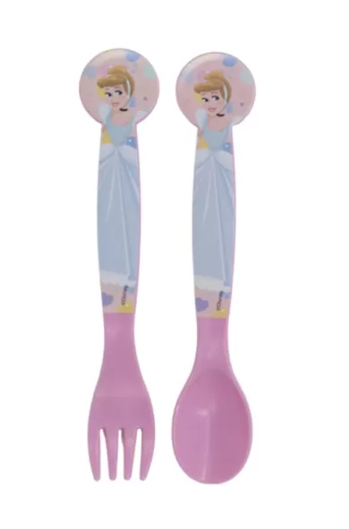 Disney 2 Pcs PP Cutlery Set In Polybag - Disney Princess True