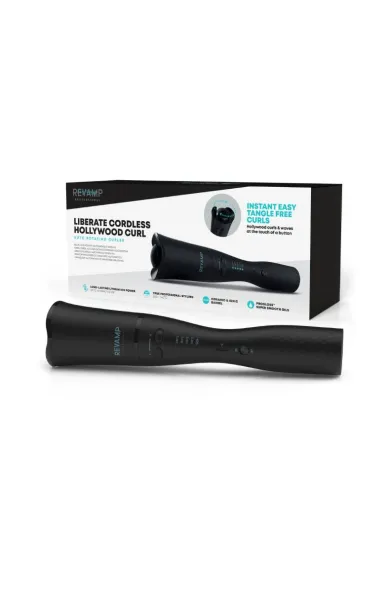 Revamp Progloss Liberate Cordless Hollywood Curl Automatic Rotating Curler