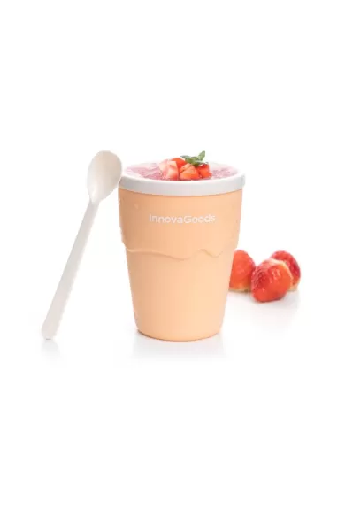 InnovaGoods Cup For Making Ice Creams And Slushies With Recipes Frulsh