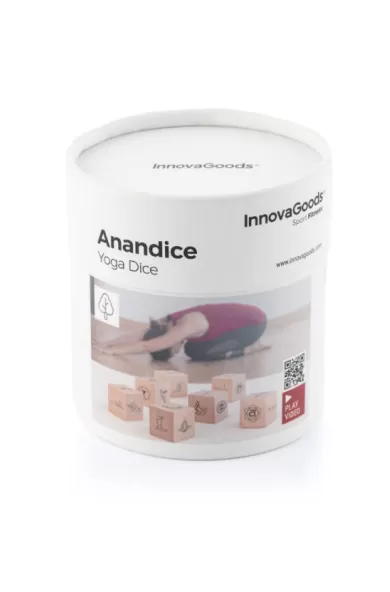 InnovaGoods Yoga Dice Game Anandice 7 Pieces