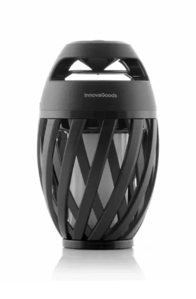 InnovaGoods Wireless Speaker With Flame Effect Led Spekkle