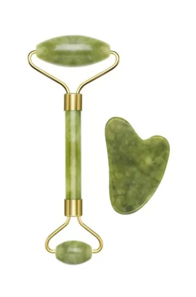 Beper Jade Roller & Gua Sha Massagge Tool