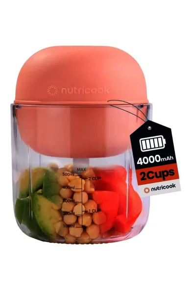 Nutricook Choppi Cordless Rechargeable Chopper - Canyon Sunset