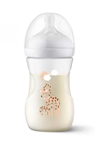 Philips Avent Natural Response Giraffe Bottle - 260ml 