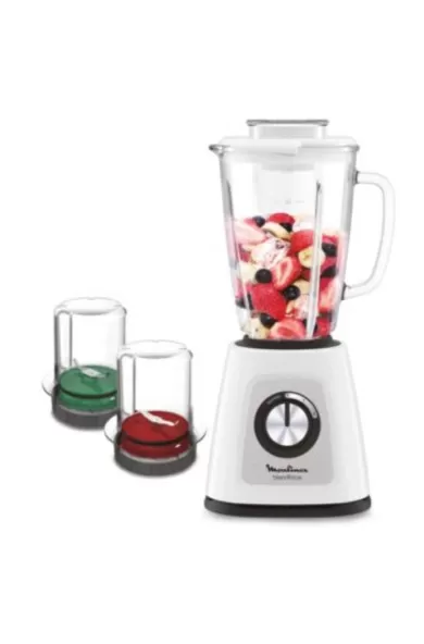 Moulinex BLENDER FORCE GLASS 700W 1.75L + 2 ATT TRIPL'AXE