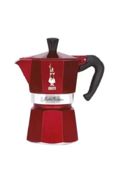 Bialetti Déco Glamor red Moka Express - 6 cups