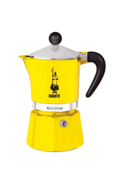 Bialetti RAINBOW YEllow - 6 CUPs