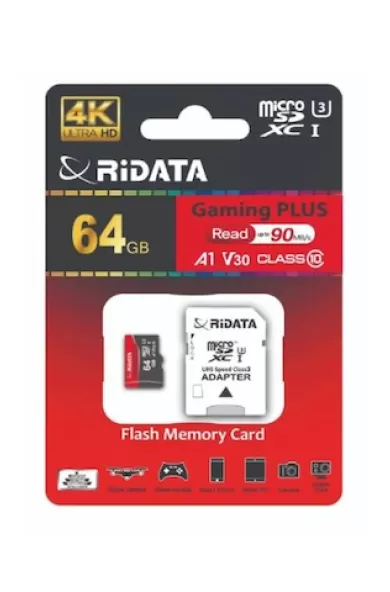 Ridata Micro SD 64GB -V30