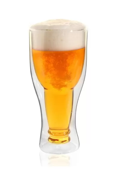 Vialli Double Wall Beer Glass - 350ml