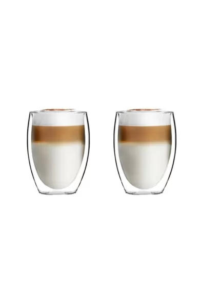 Vialli Set of 2 double-walled tall glasses Noa - 360 ml
