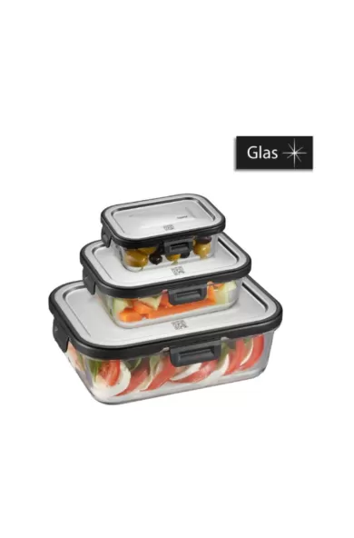Gefu Food storage container set MILO rectangular - 3 pieces 